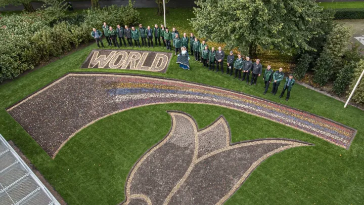 'A World of Colours' voor bloemenmozaïek in Keukenhof